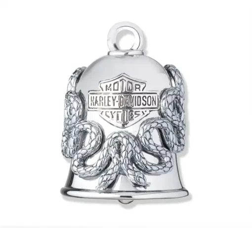 Chuông đồng chrome hình rắn hãng harley davidson 99469-25vx